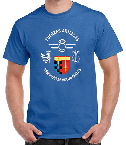 Camiseta Reservistas Voluntarios 3 Ejércitos.
