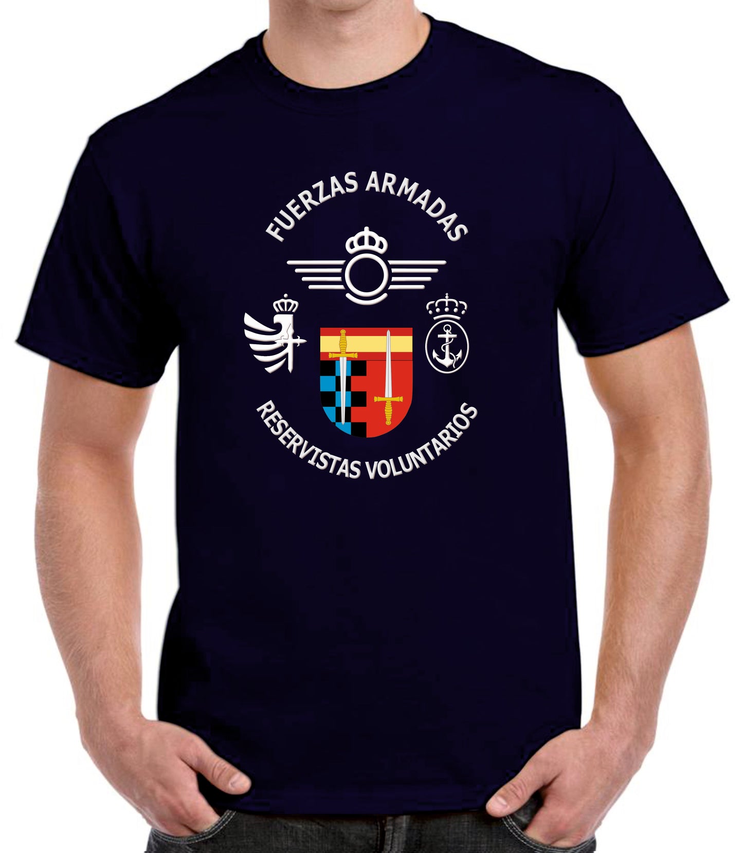 Camiseta Reservistas Voluntarios 3 Ejércitos.