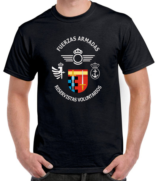 Camiseta Reservistas Voluntarios 3 Ejércitos.