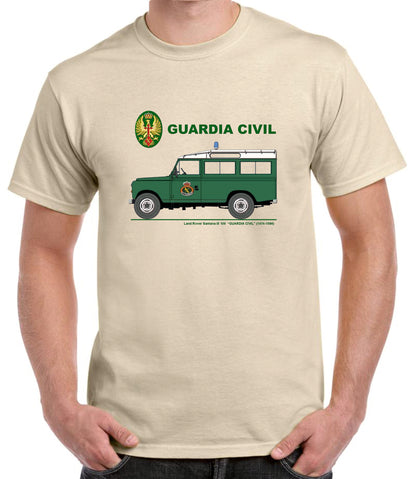 Camiseta GUARDIA CIVIL LAND ROVER III 109.