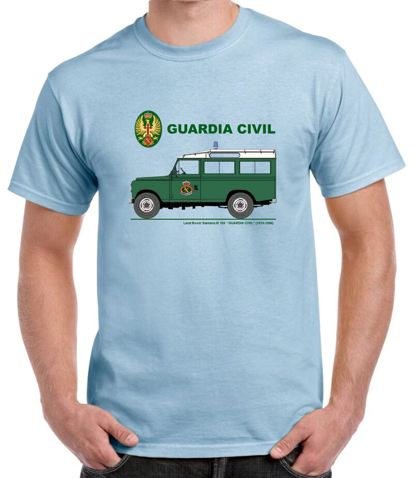 Camiseta GUARDIA CIVIL LAND ROVER III 109.