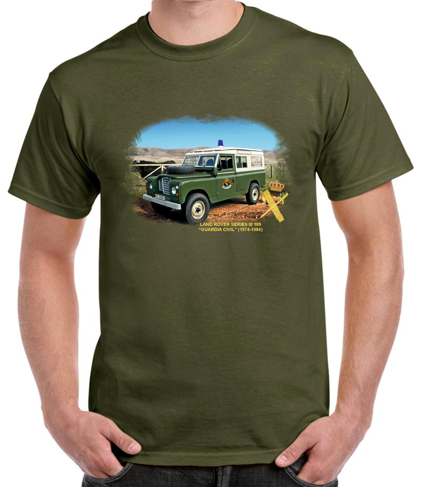 Camiseta GUARDIA CIVIL LAND ROVER III 109.