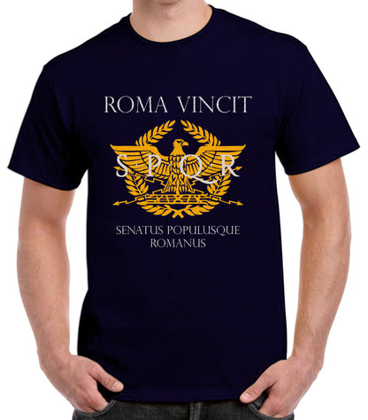 Camiseta SPQR "Roma Vincit".