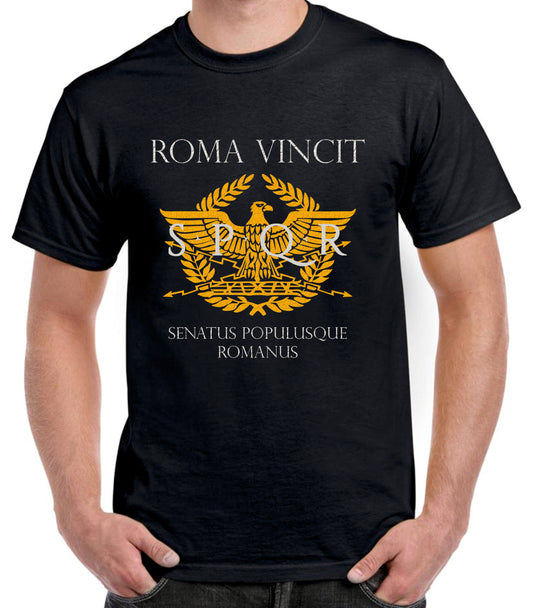 Camiseta SPQR "Roma Vincit".