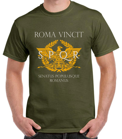 Camiseta SPQR "Roma Vincit".