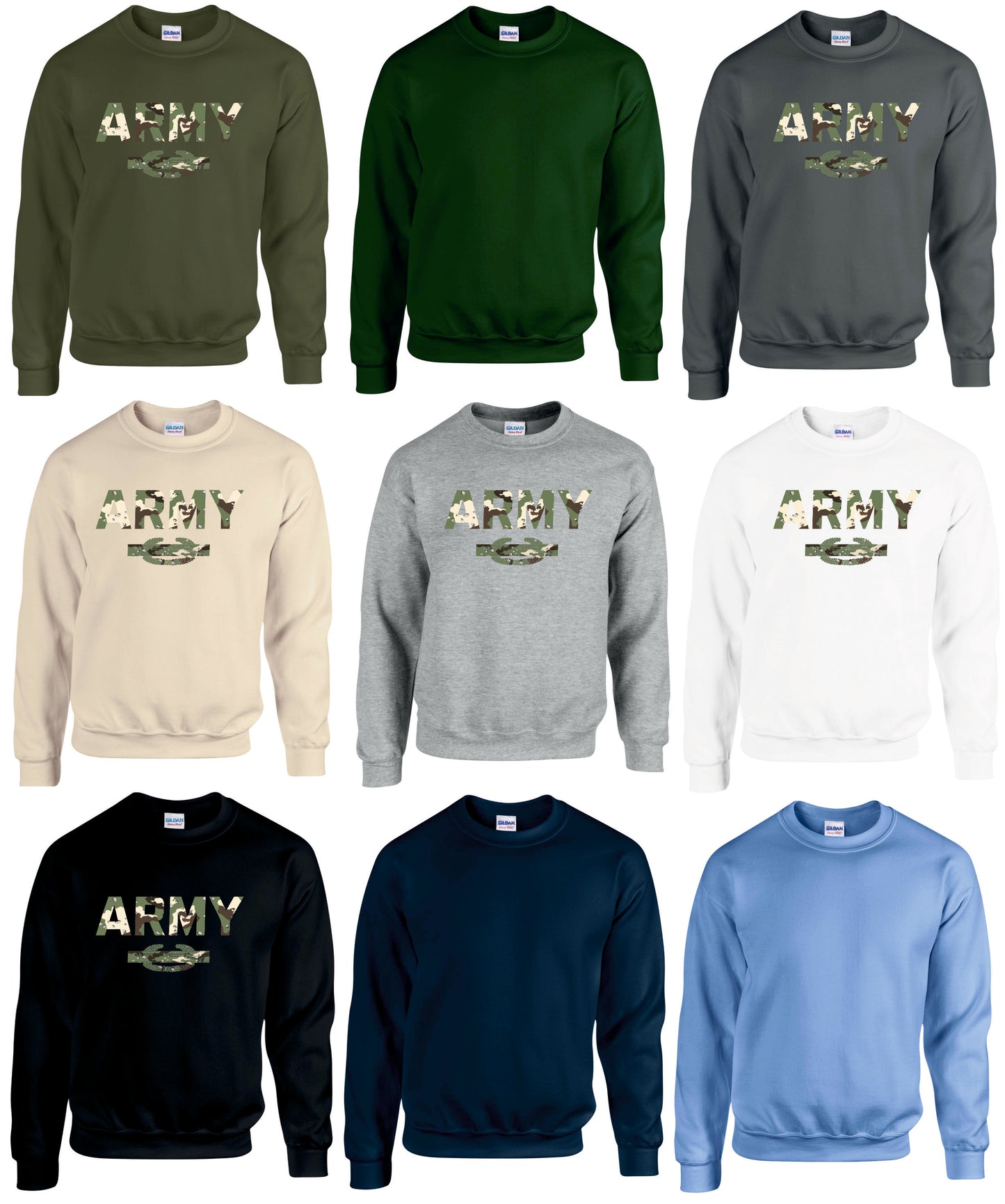 Sudadera básica USA ARMY-CIB.