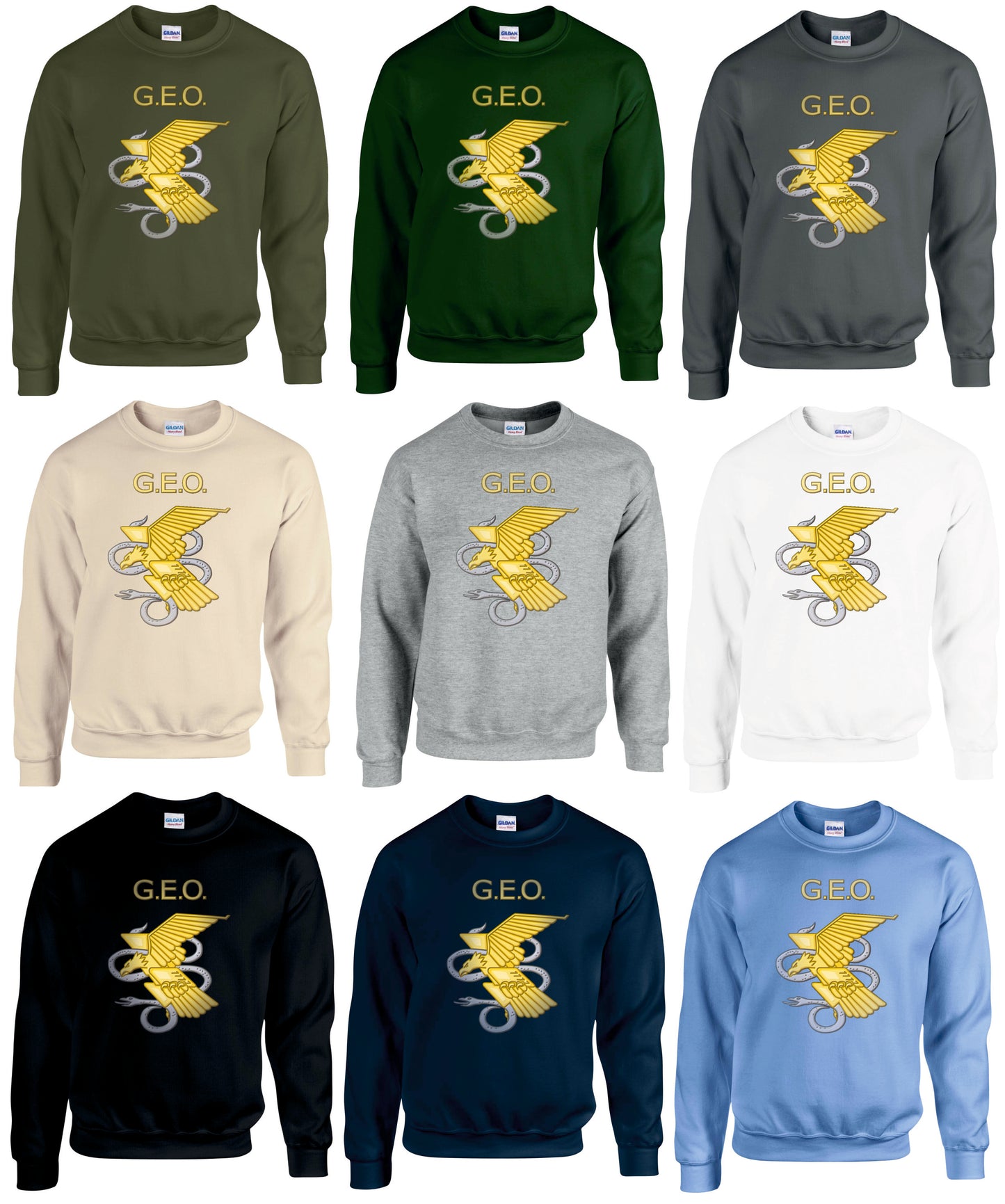 Sudadera básica águila G.E.O.