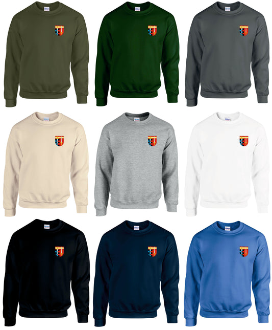 Sudadera básica Reservistas voluntarios escudo.