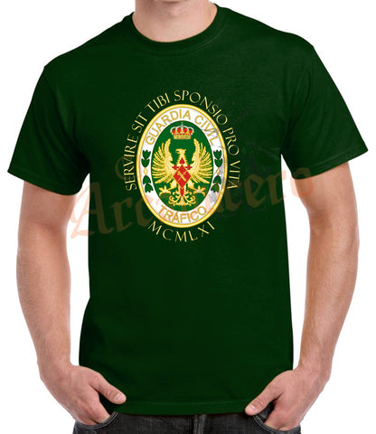 Camiseta GUARDIA CIVIL Tráfico lema.
