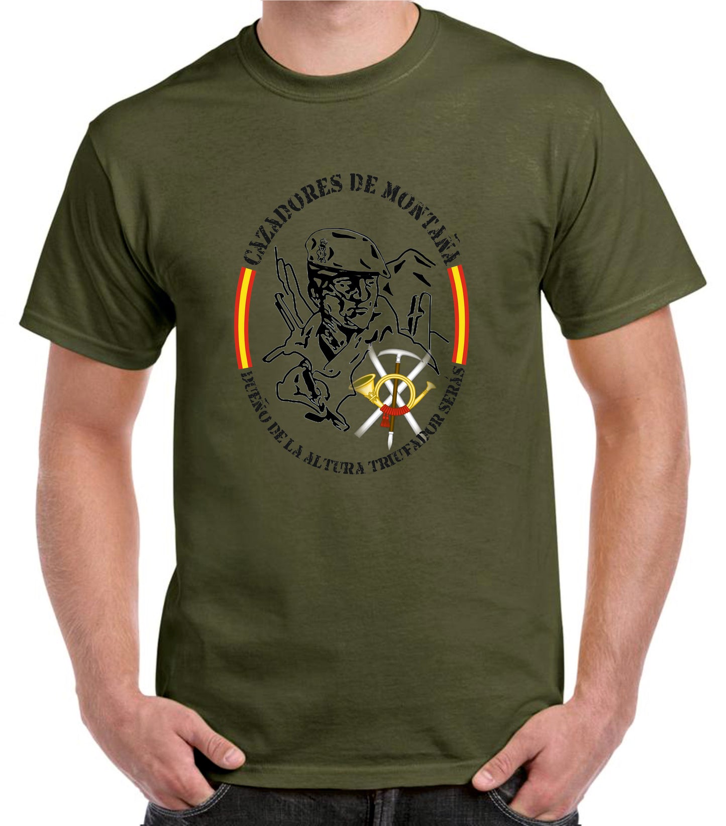 Camiseta Cazadores de montaña.